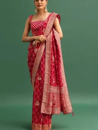 Authentic Patola Silk Saree Double Ikat