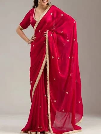 Assam Silk Saree Traditional Muga Design