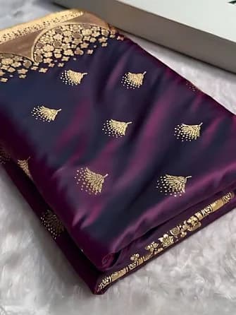 Georgette Saree With Embellished Border